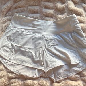 Lululemon Athletica Light Gray Athletic Shorts